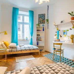Apartament Blue Peace-apartment With Free Parking In Center For 1-6 People, Kraków